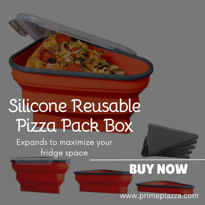 The Perfect Solution for Leftover Pizza: Silicone Reusable Pizza Pack Box