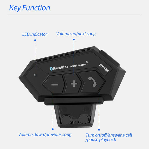 Motorcycle Bluetooth Helmet Headset